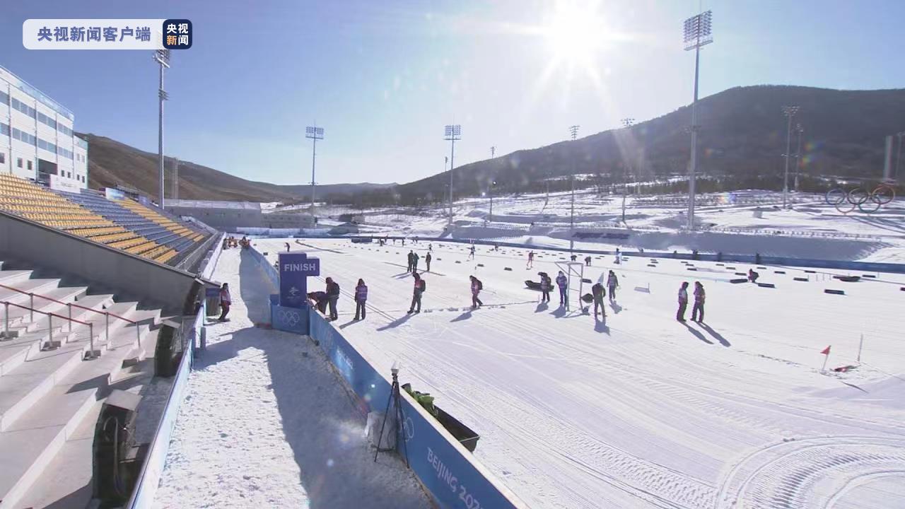 越野滑雪场地布置图片