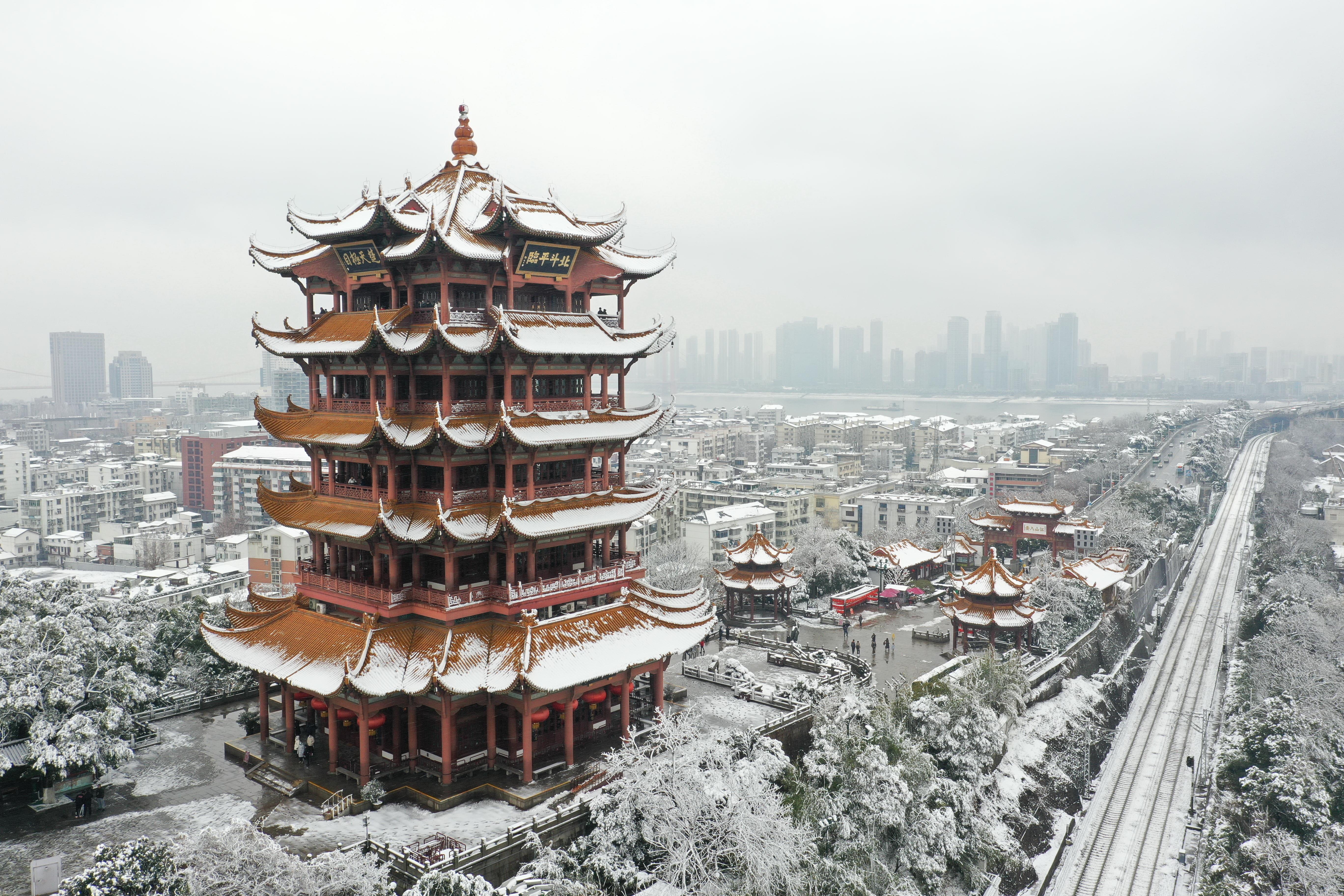 武汉雪景图片