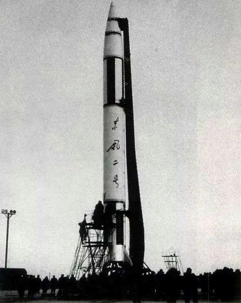 设计中近程地对地导弹由钱学森带领的团队东风一号发射成功后1960年