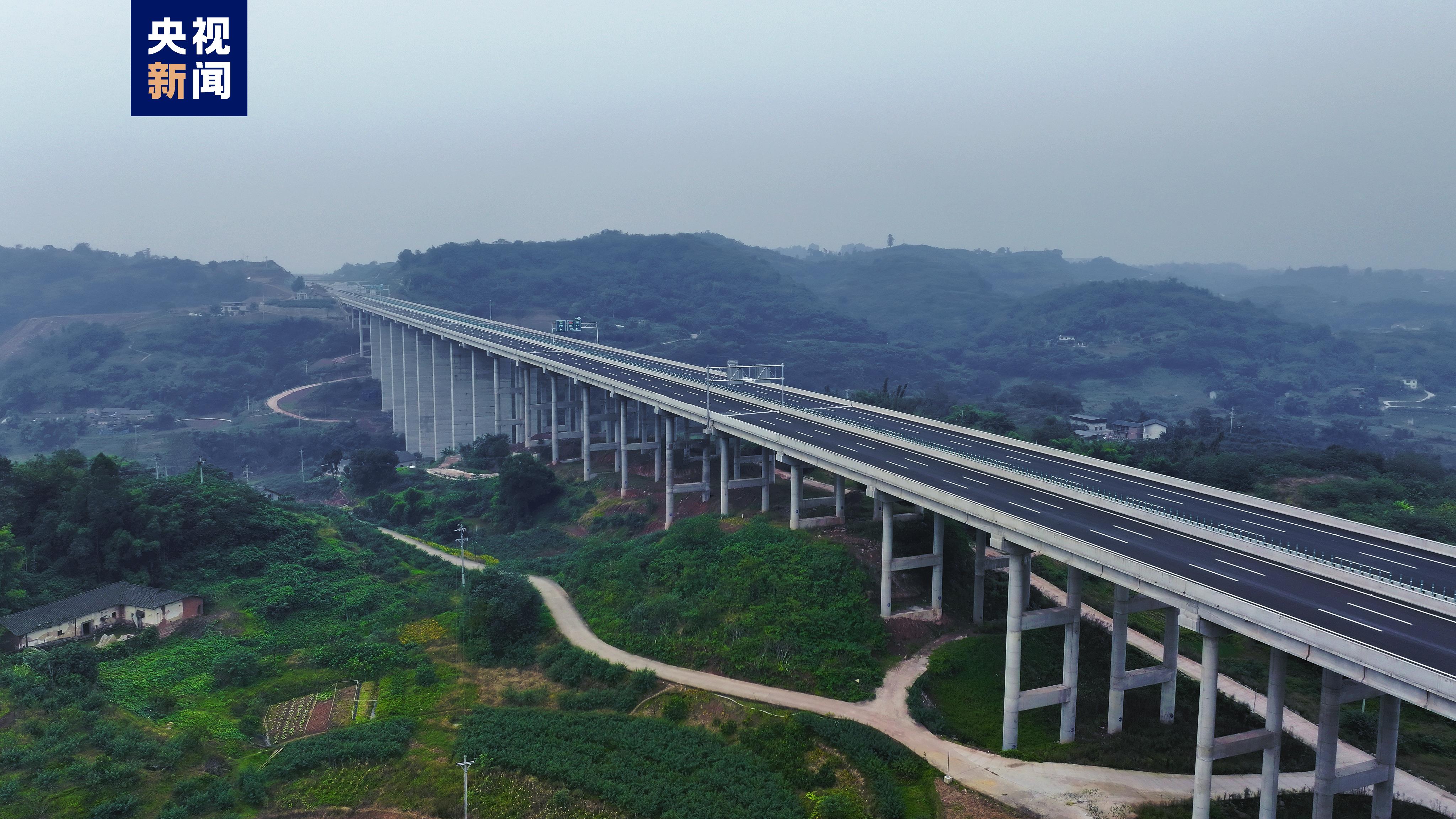 江泸北线高速正式建成通车 全长约71.4公里