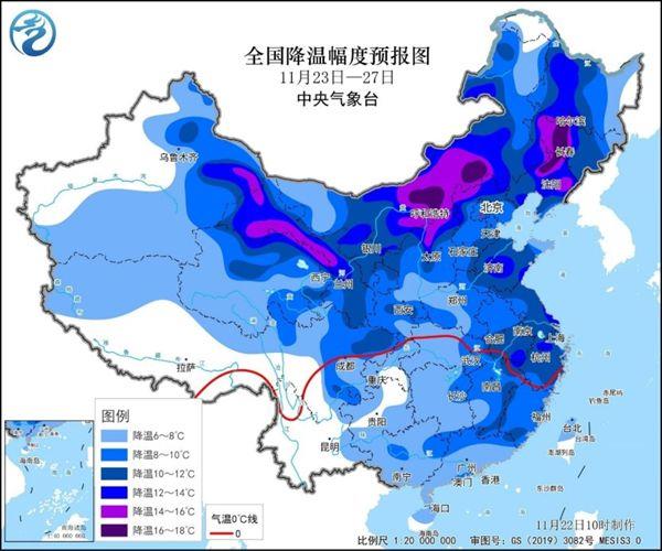 寒潮和大范围雨雪将至 这些地区会有大暴雪→