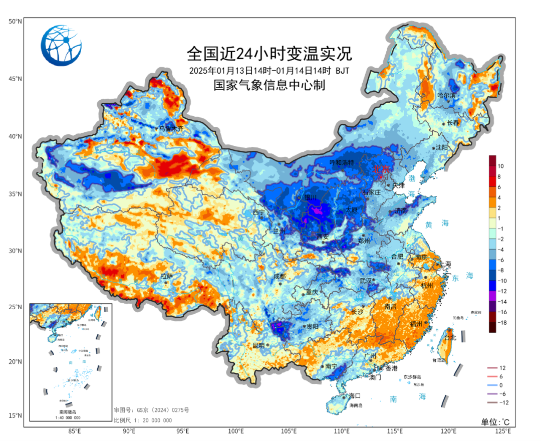 明天江南等地气温下滑 随后将迎来一轮大范围、猛烈升温