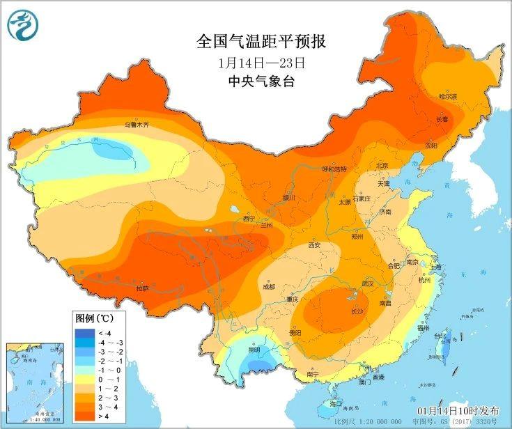 明天江南等地气温下滑 随后将迎来一轮大范围、猛烈升温