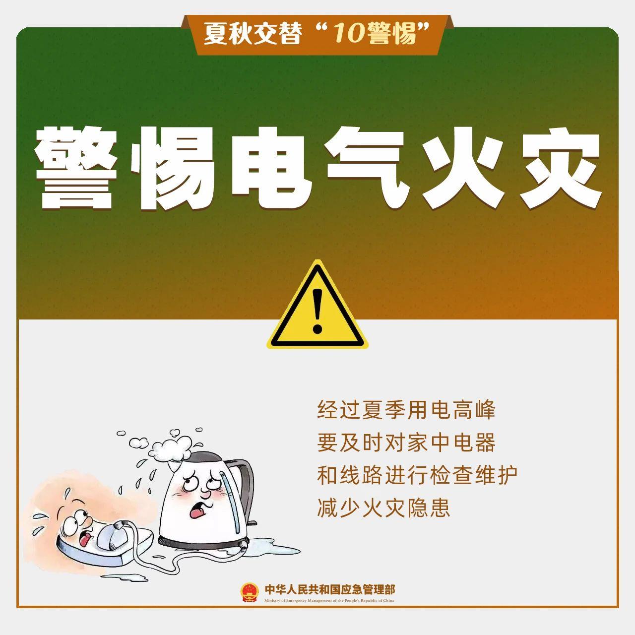 夏秋交替“10警惕” 这份安全贴士请收好