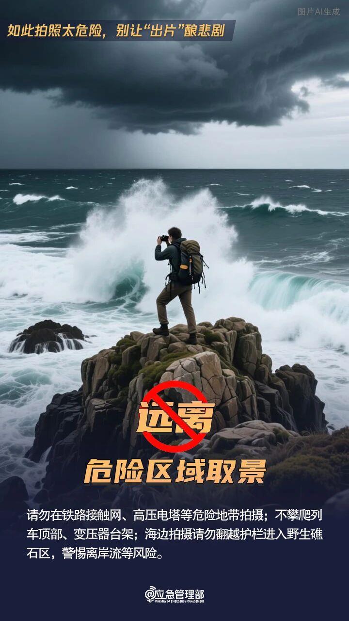 @假期出游的你 打卡照虽美 但这些“出片”方式不可取