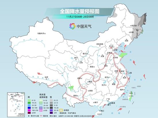 今起有三股冷空气先后影响我国 内蒙古、吉林等地部分地区有暴雪