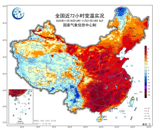 未来将有三股冷空气轮番到场 目前多地仍将以升温为主