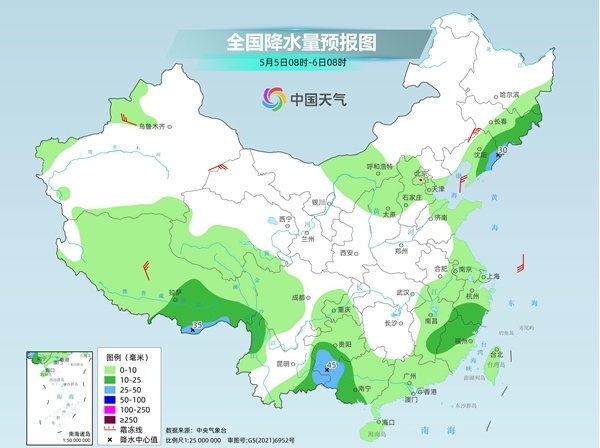 今明天江南华南局地仍有强降雨，东北多地明起迎大幅降温