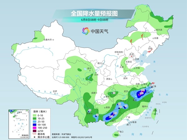 高考第二日江南北部等地雨势仍较强，黄淮华南多地高温持续待机|界面新闻 · 快讯