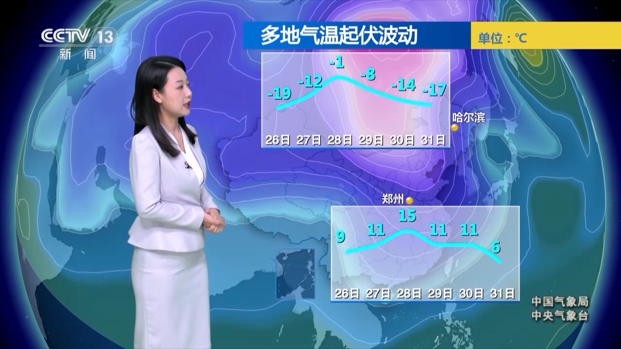 我国多地气温起伏波动 注意添衣保暖