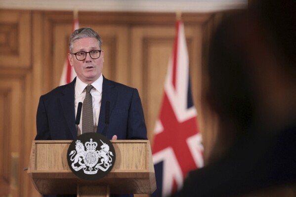 △英国首相基尔·斯塔默（资料图）