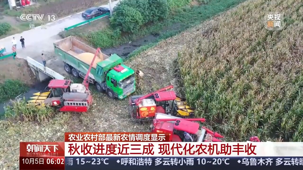 秋收进度近三成！这些农业新型“黑科技”助力作物颗粒归仓