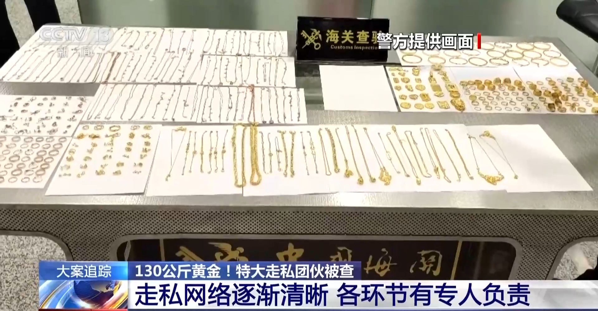 行李箱塞满金饰想蒙混过关 警方顺藤摸瓜斩断特大跨境走私链条