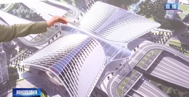 “钢筋铁骨”撑起未来之翼！四川最大高铁站天府站钢结构全面完工