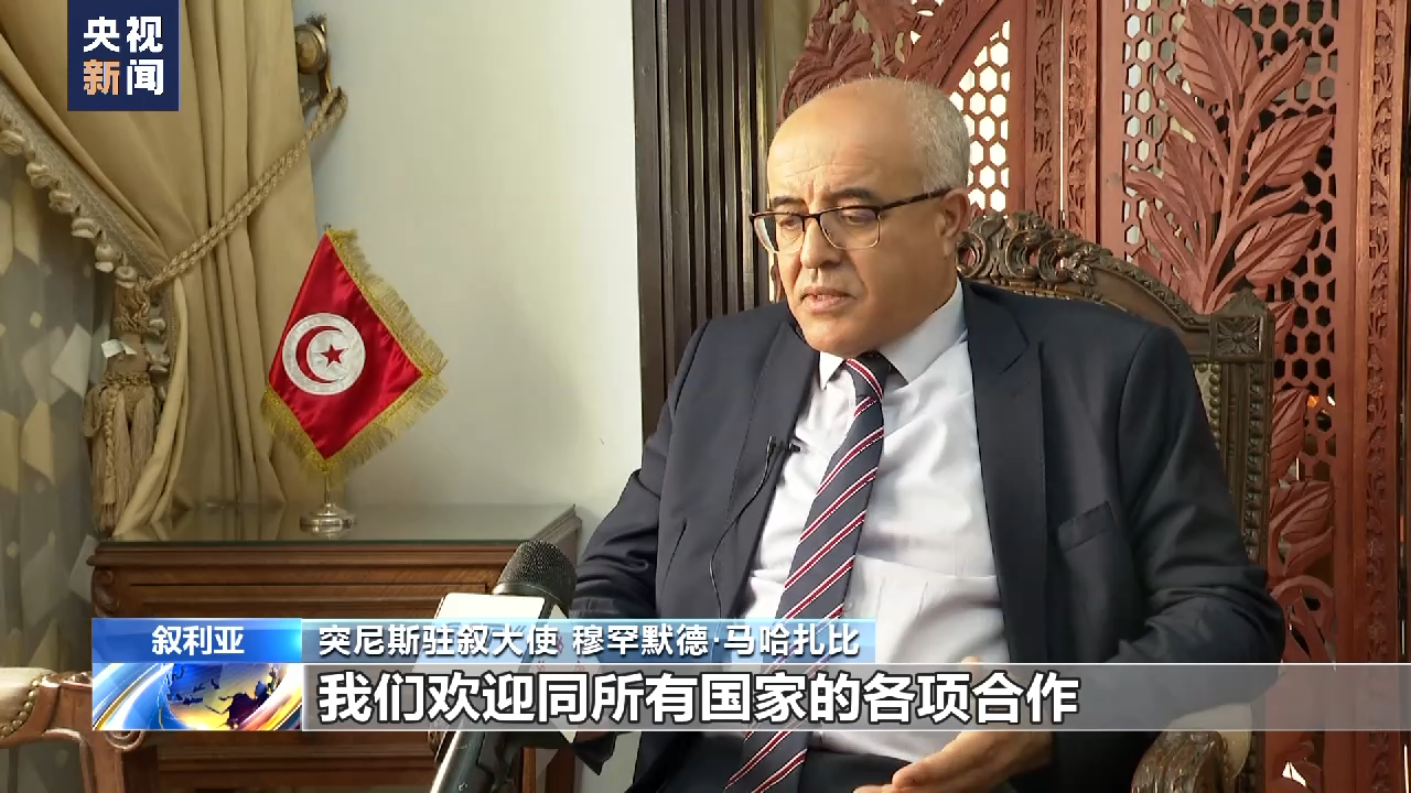 总台专访丨新任突尼斯驻叙大使：阿盟国家反对外部干涉 赞赏中国促和努力