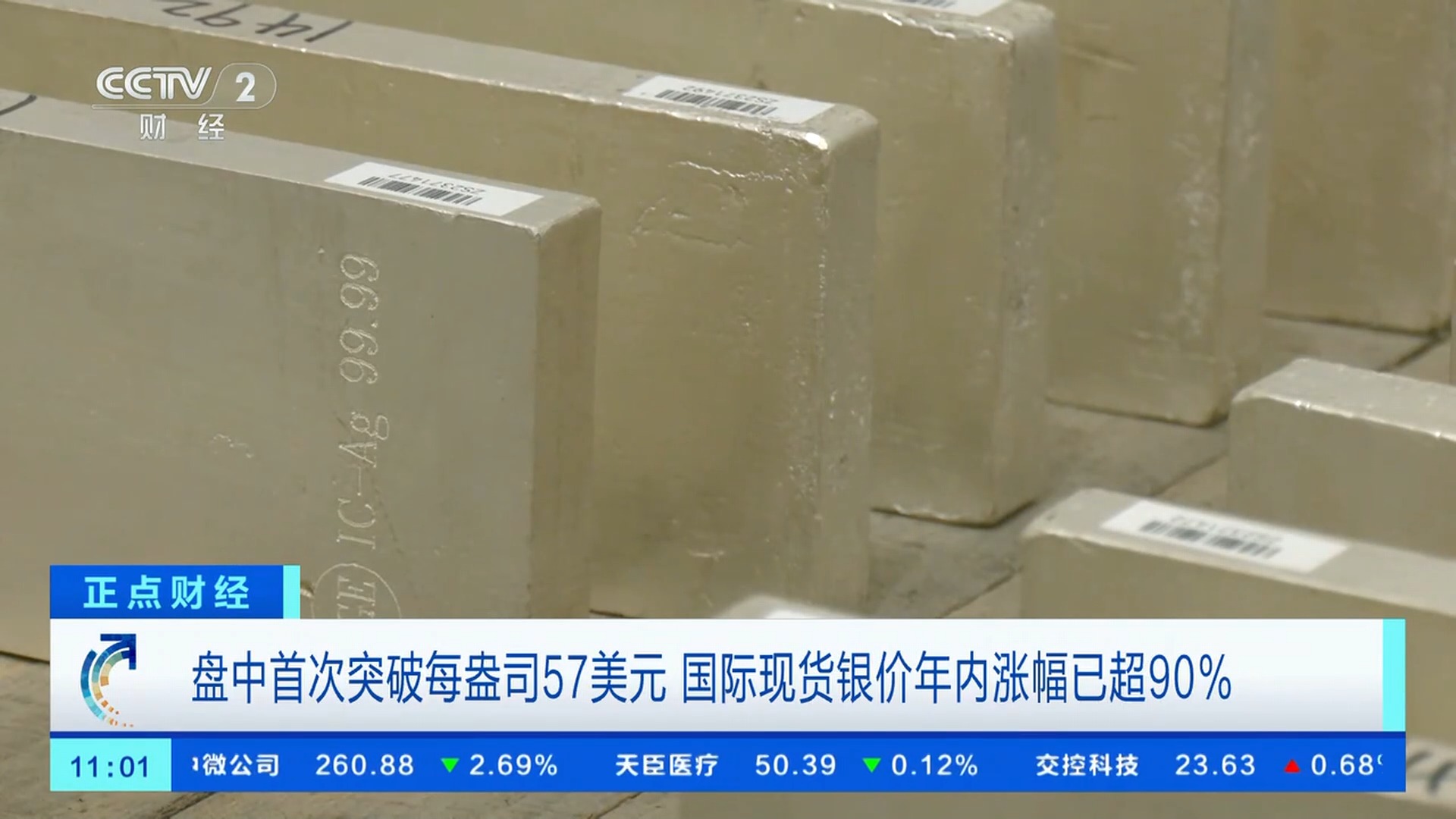 白银价格创历史新高，今年涨幅已超90%