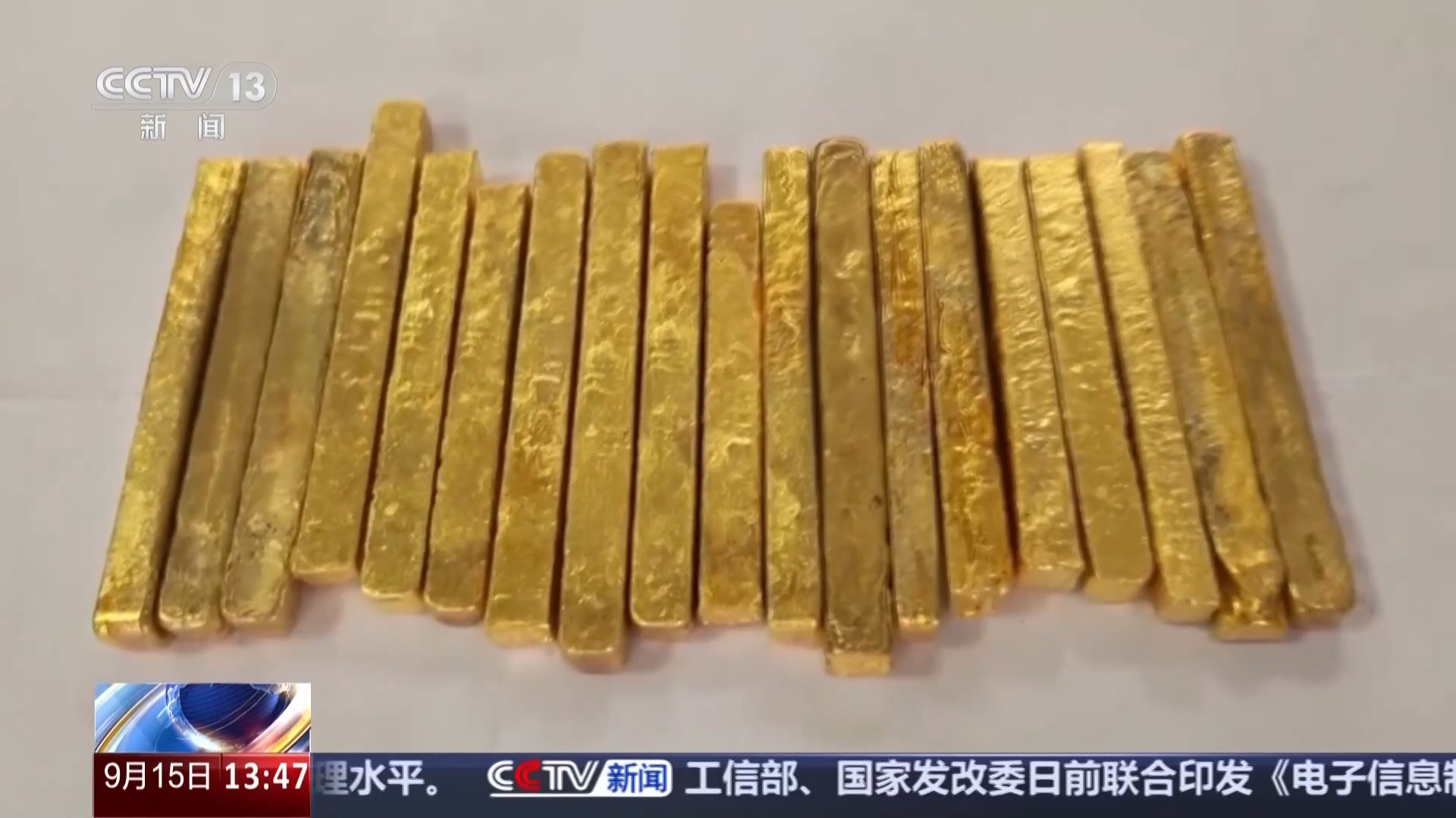 活青蟹里藏19根金条！海关当场识破走私伎俩