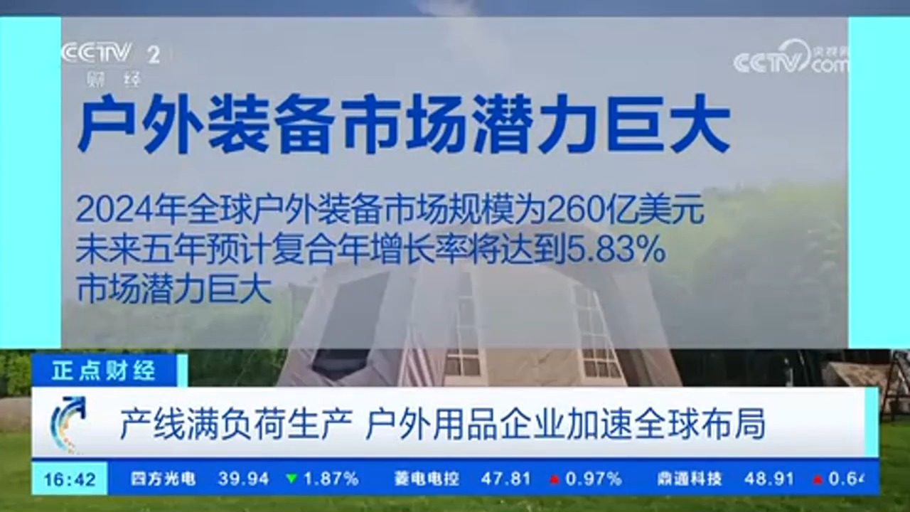 露营热或激活万亿元大市场！户外用品企业加速全球布局